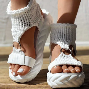 Cloudy Crotchet Sandals