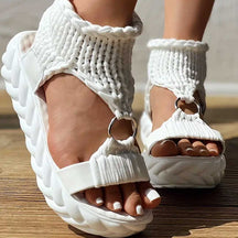 Cloudy Crotchet Sandals