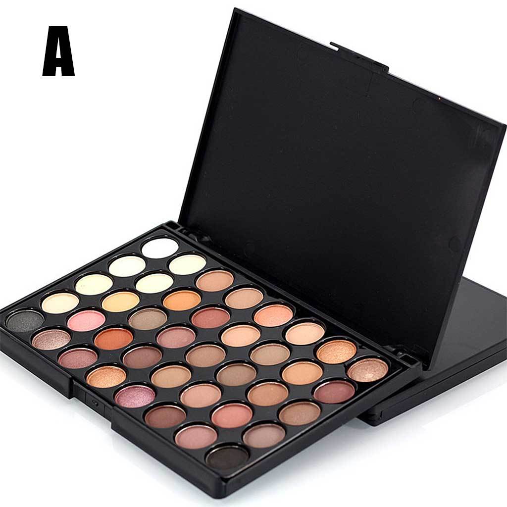 40 Matte and Glitter Colors Eye Shadows Palette