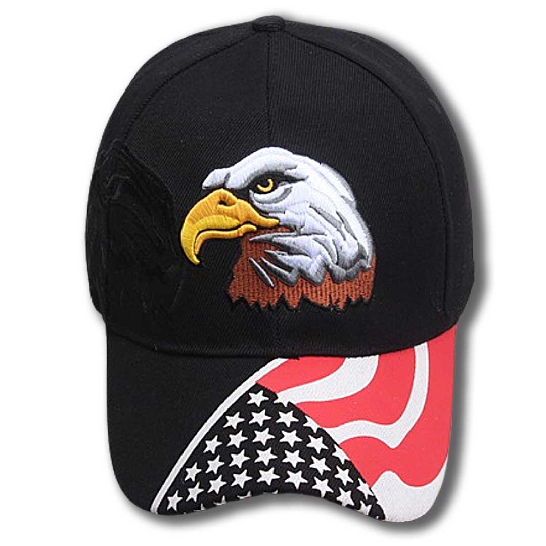 Eagle Embroidered Flag Cap v2