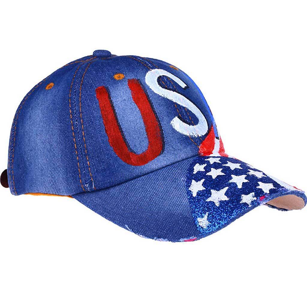 LIMITED EDITION Hand Painted USA Flag Cap