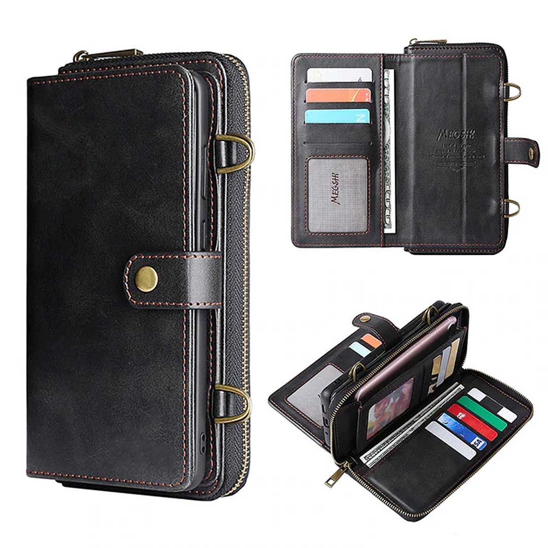 All In One Wallet Leather Phone Case