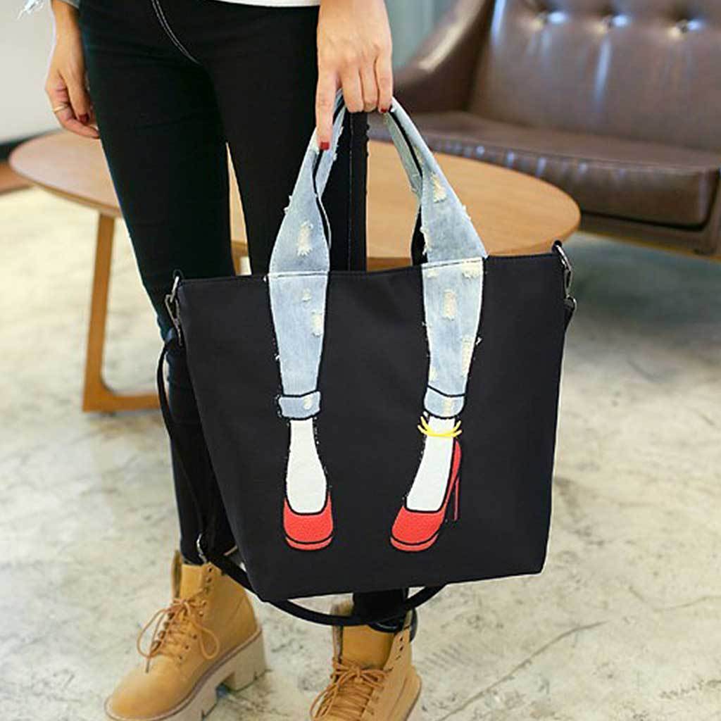 High Heels Denim Bag