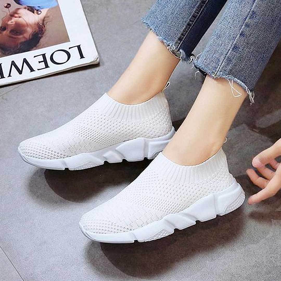 Laces Free Breathable Summer Women Sneakers