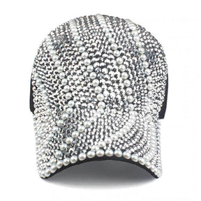 Pearls Crystal Cap