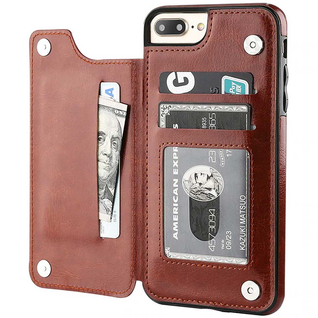 Premium Leather 3 in 1 Phone Case