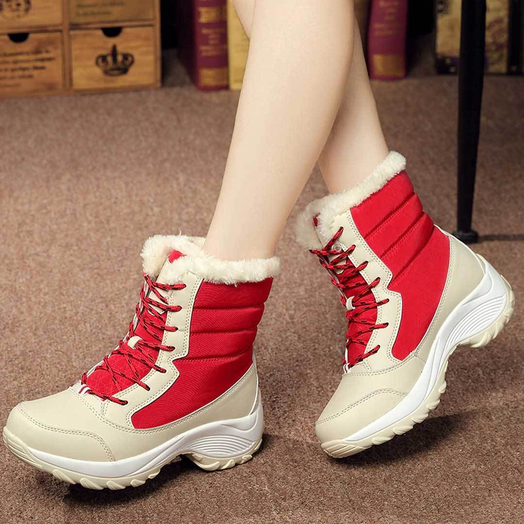 Warm and Cozy Waterproof Plush Winter Boots