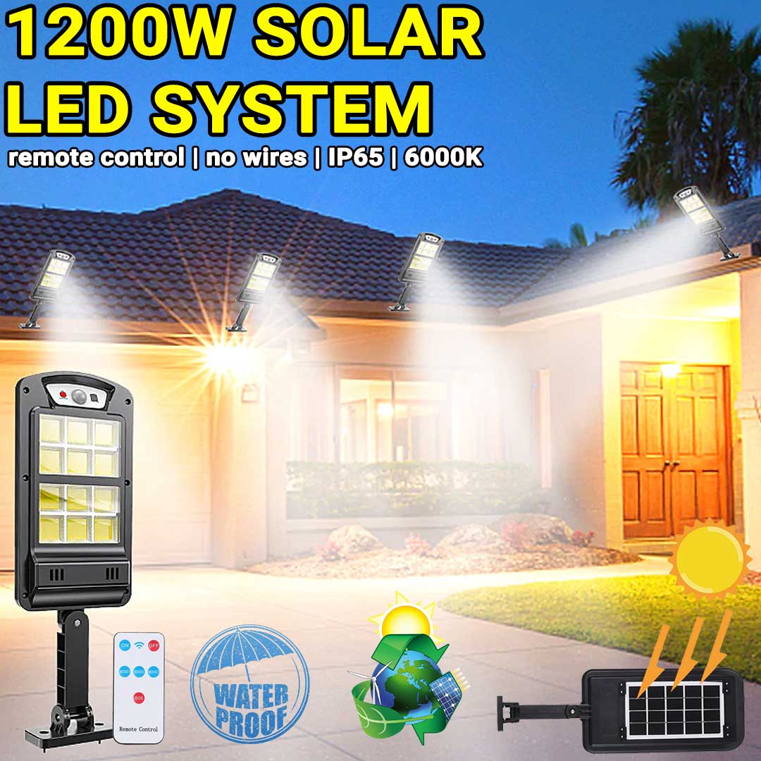 1200W Solar LED Light System